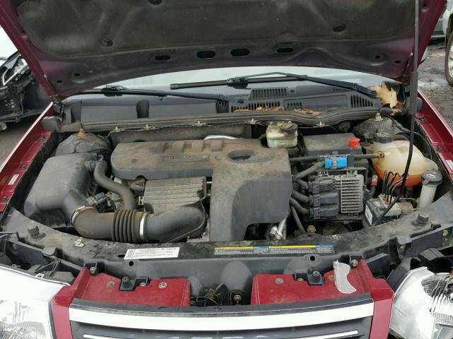 1G8AJ55F37Z171949 - 2007 SATURN ION LEVEL BURGUNDY photo 7