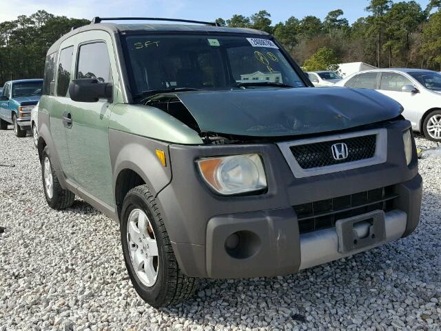 5J6YH17503L001052 - 2003 HONDA ELEMENT EX GREEN photo 1