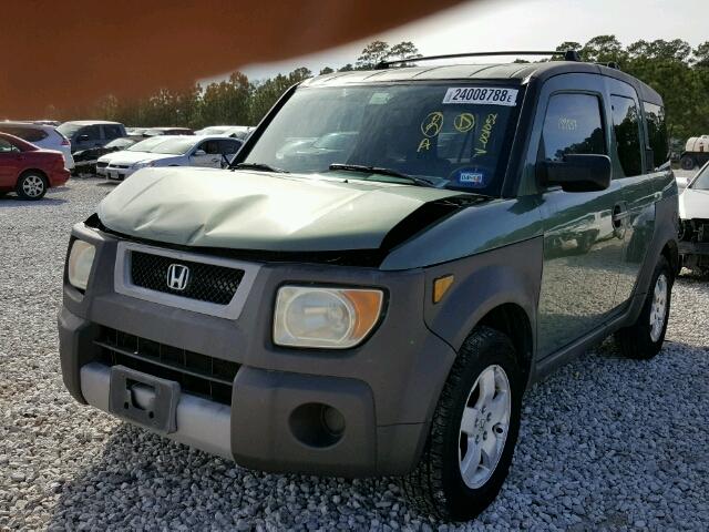 5J6YH17503L001052 - 2003 HONDA ELEMENT EX GREEN photo 2