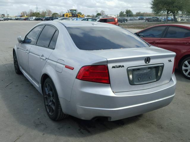 19UUA66225A006413 - 2005 ACURA TL SILVER photo 3