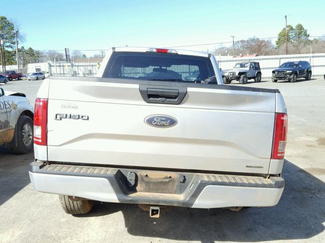 1FTMF1C8XGKF96241 - 2016 FORD F150 SILVER photo 6