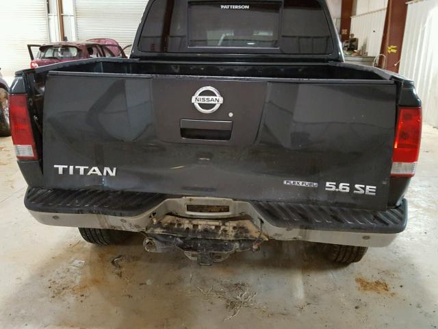 1N6BA07D59N301634 - 2009 NISSAN TITAN XE GREEN photo 9