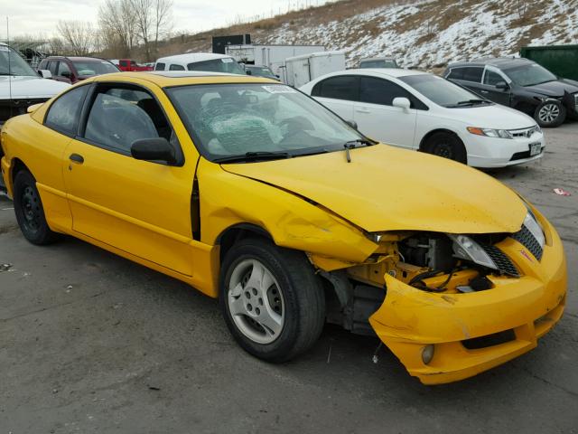 1G2JB12F237256078 - 2003 PONTIAC SUNFIRE YELLOW photo 1