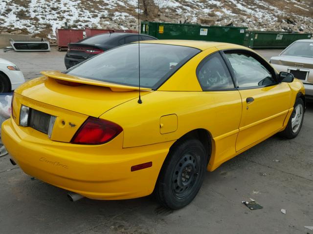 1G2JB12F237256078 - 2003 PONTIAC SUNFIRE YELLOW photo 4