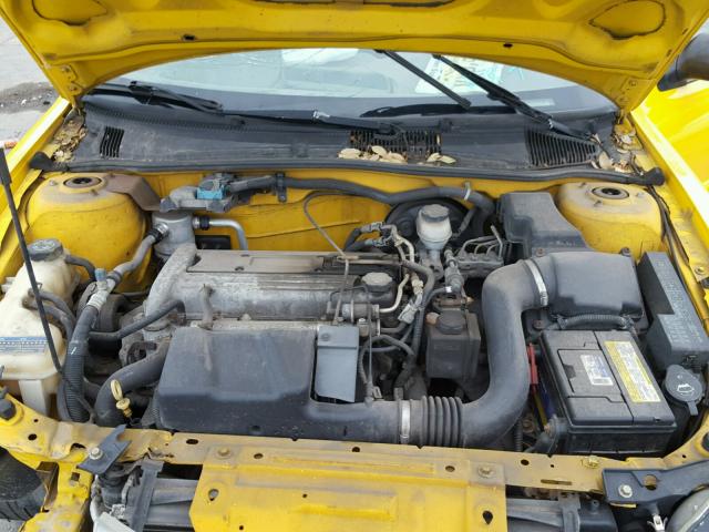 1G2JB12F237256078 - 2003 PONTIAC SUNFIRE YELLOW photo 7