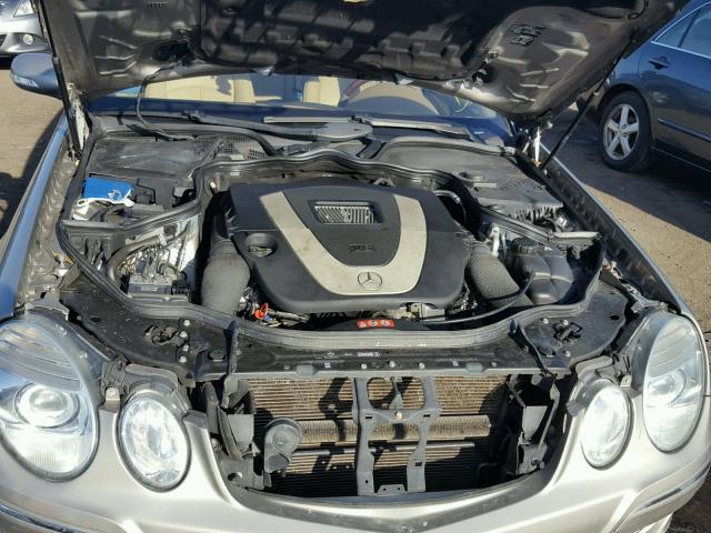 WDBUF87X58B349400 - 2008 MERCEDES-BENZ E 350 4MAT TAN photo 7