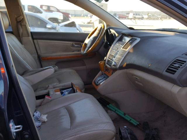 2T2GA31U64C012322 - 2004 LEXUS RX 330 BLACK photo 5