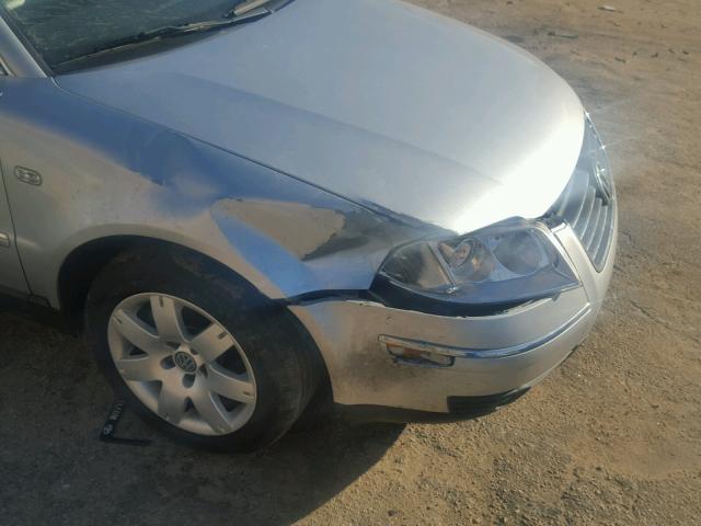 WVWRH63B11E157850 - 2001 VOLKSWAGEN PASSAT GLX 银色 照片 9
