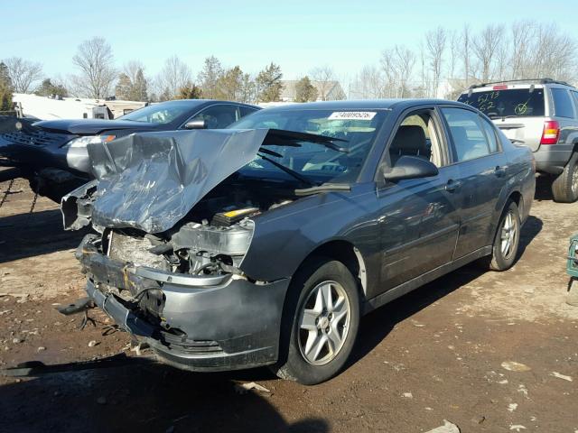 1G1ZT52885F304608 - 2005 CHEVROLET MALIBU LS GRAY photo 2