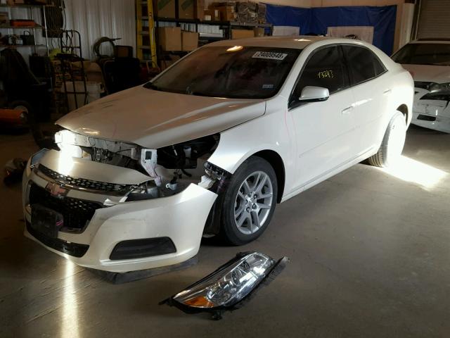1G11C5SLXEF233297 - 2014 CHEVROLET MALIBU 1LT WHITE photo 2