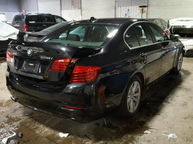 WBA5A7C51FD623709 - 2015 BMW 528 XI BLACK photo 4