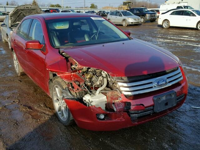 3FAHP07118R175386 - 2008 FORD FUSION SE RED photo 1