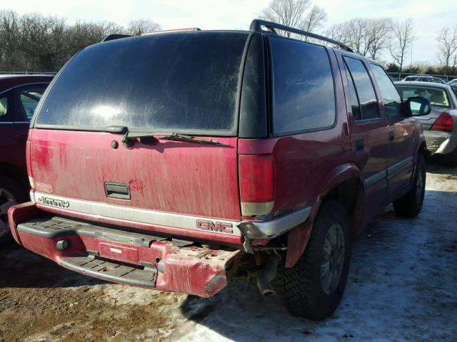 1GKDT13W9Y2293660 - 2000 GMC JIMMY / EN RED photo 4