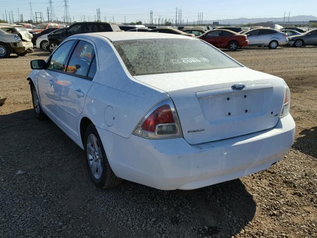 3FAHP07Z27R115752 - 2007 FORD FUSION SE WHITE photo 3