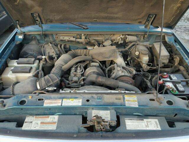 1FTCR10A7VTA07650 - 1997 FORD RANGER GREEN photo 7