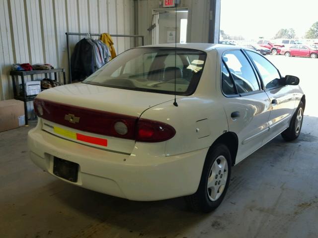 1G1JC52F347282389 - 2004 CHEVROLET CAVALIER WHITE photo 4