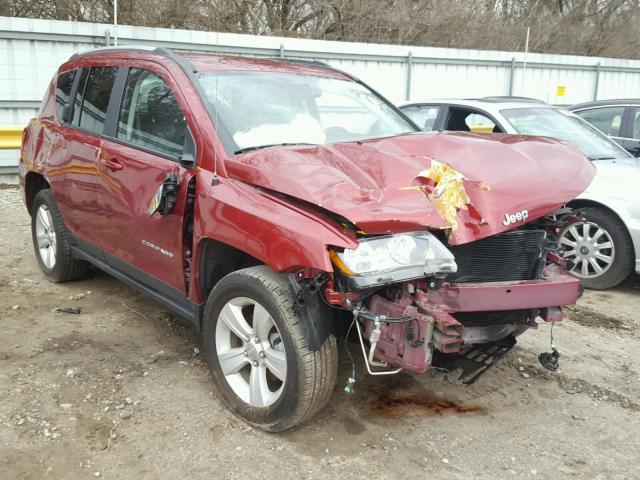 1C4NJDEB4HD104743 - 2017 JEEP COMPASS LA BURGUNDY photo 1