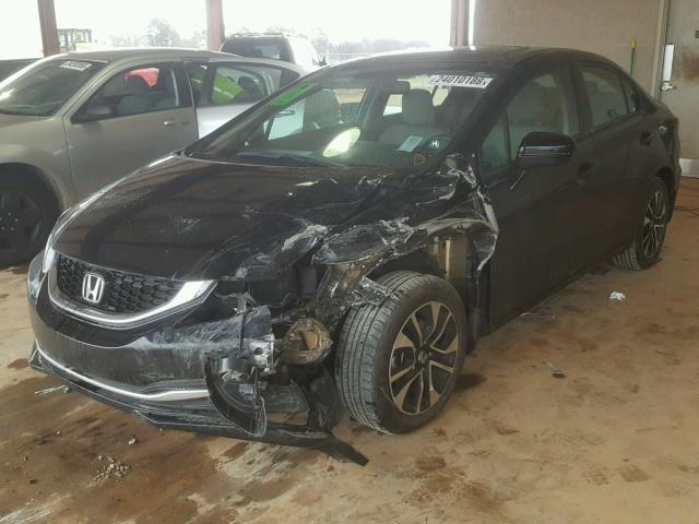 19XFB2F89FE022043 - 2015 HONDA CIVIC EX BLACK photo 2