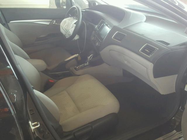 19XFB2F89FE022043 - 2015 HONDA CIVIC EX BLACK photo 5