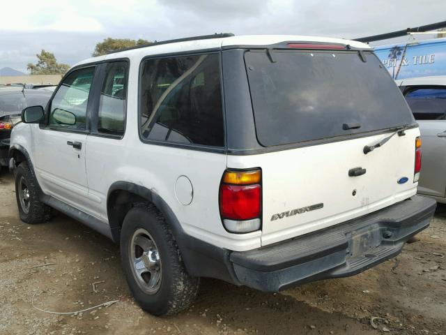 1FMCU22E4VUD56016 - 1997 FORD EXPLORER WHITE photo 3