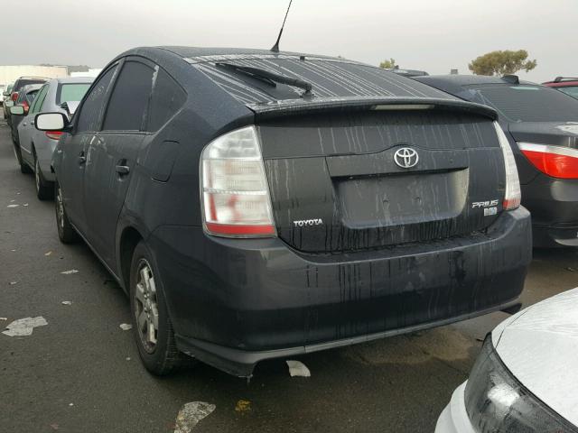 JTDKB20U677585119 - 2007 TOYOTA PRIUS BLACK photo 3