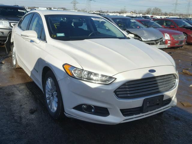 3FA6P0LU5DR225644 - 2013 FORD FUSION SE WHITE photo 1