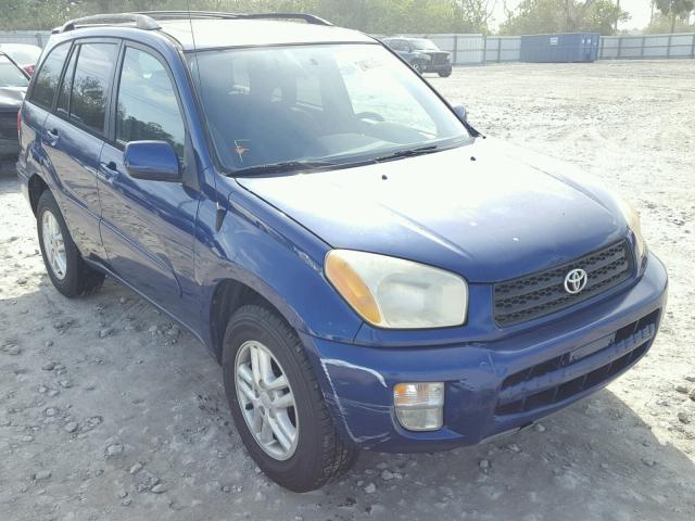 JTEGH20V230099466 - 2003 TOYOTA RAV4 BLUE photo 1