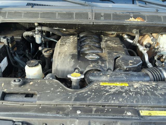 5N1AA08B25N729338 - 2005 NISSAN ARMADA SE GREEN photo 7