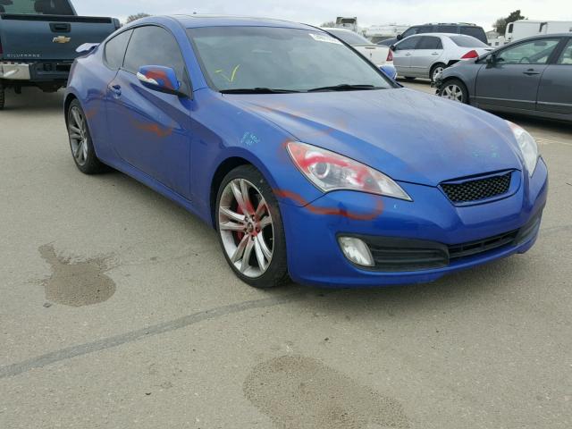 KMHHU6KH6AU028632 - 2010 HYUNDAI GENESIS CO BLUE photo 1