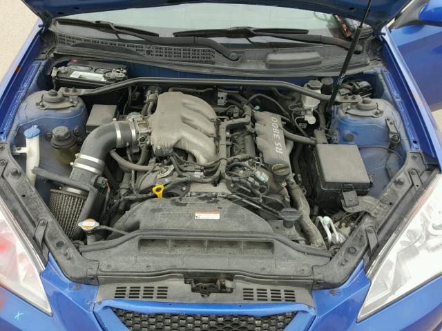 KMHHU6KH6AU028632 - 2010 HYUNDAI GENESIS CO BLUE photo 7