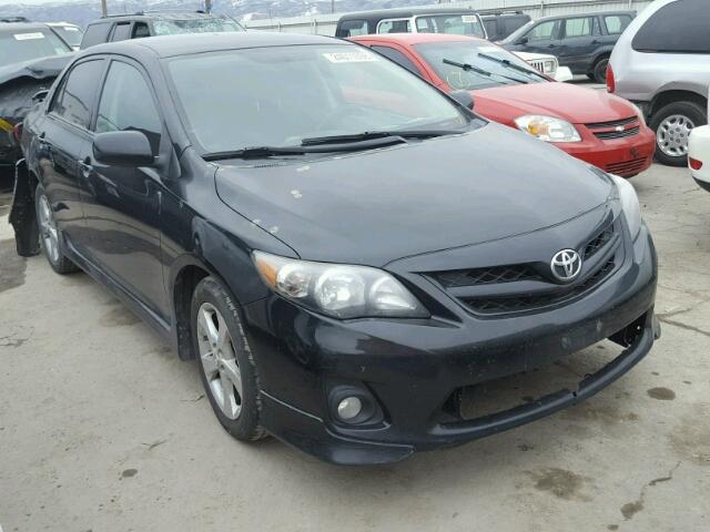 2T1BU4EE9BC734279 - 2011 TOYOTA COROLLA BA BLACK photo 1