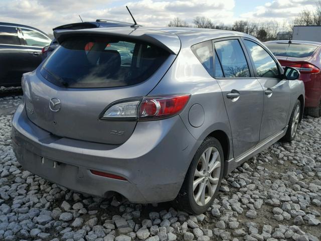 JM1BL1K5XB1383523 - 2011 MAZDA 3 S SILVER photo 4