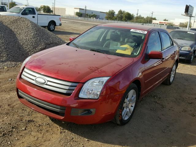 3FAHP081X9R203721 - 2009 FORD FUSION SEL RED photo 2