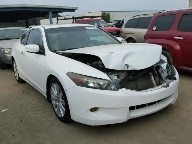 1HGCS22818A002952 - 2008 HONDA ACCORD EXL WHITE photo 1