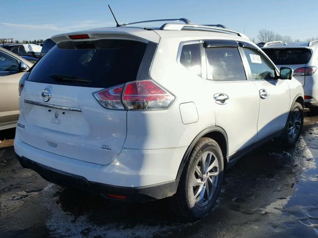 5N1AT2MT8FC896353 - 2015 NISSAN ROGUE S WHITE photo 4