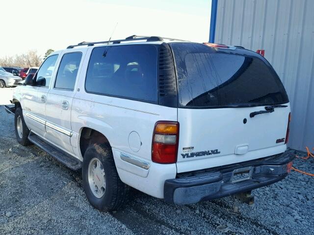 3GKFK16T91G252651 - 2001 GMC YUKON XL K WHITE photo 3