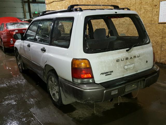 JF1SF6558XH703328 - 1999 SUBARU FORESTER S WHITE photo 3
