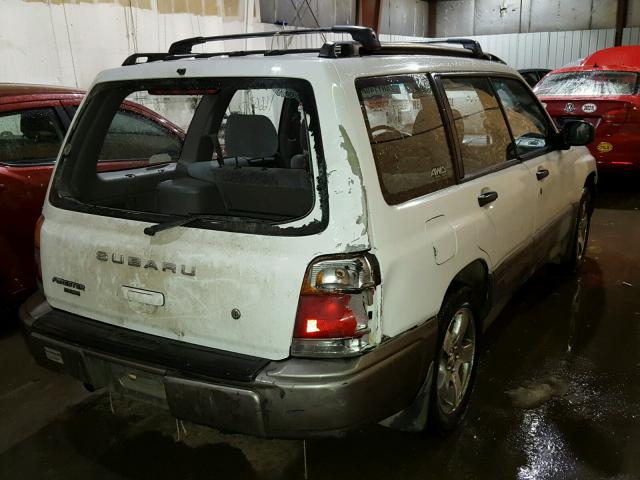 JF1SF6558XH703328 - 1999 SUBARU FORESTER S WHITE photo 4