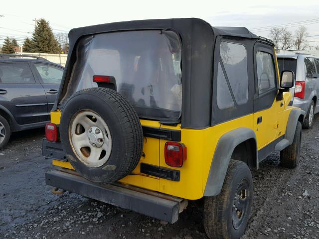 1J4FA29126P786361 - 2006 JEEP WRANGLER / YELLOW photo 4