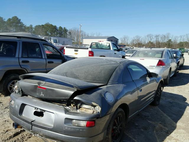 4A3AC44G22E099000 - 2002 MITSUBISHI ECLIPSE GS GRAY photo 4