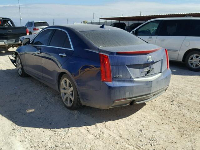 1G6AA5RA2D0158553 - 2013 CADILLAC ATS BLUE photo 3