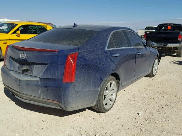 1G6AA5RA2D0158553 - 2013 CADILLAC ATS BLUE photo 4