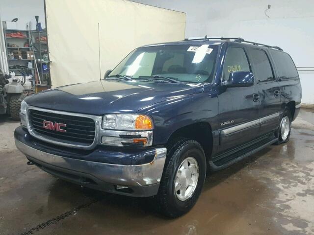 3GKFK16Z76G228120 - 2006 GMC YUKON XL K BLUE photo 2