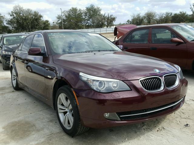 WBANU535X9C122047 - 2009 BMW 528 I BURGUNDY photo 1