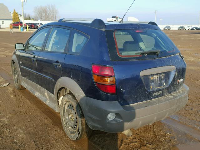 5Y2SL65868Z403277 - 2008 PONTIAC VIBE BLUE photo 3