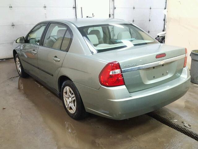 1G1ZS52F55F154474 - 2005 CHEVROLET MALIBU GREEN photo 3