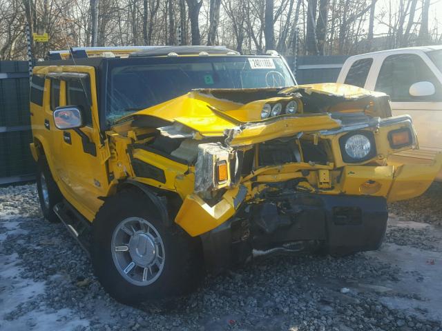 5GRGN23U04H113012 - 2004 HUMMER H2 YELLOW photo 1