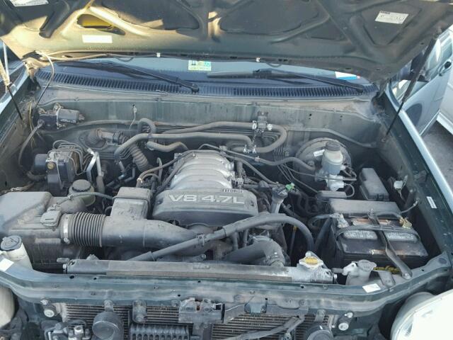 5TDBT48A24S228069 - 2004 TOYOTA SEQUOIA LI GREEN photo 7