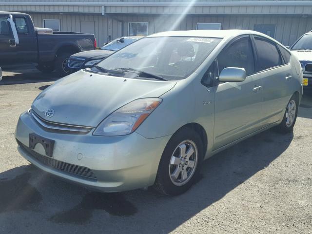 JTDKB20U763162555 - 2006 TOYOTA PRIUS GREEN photo 2