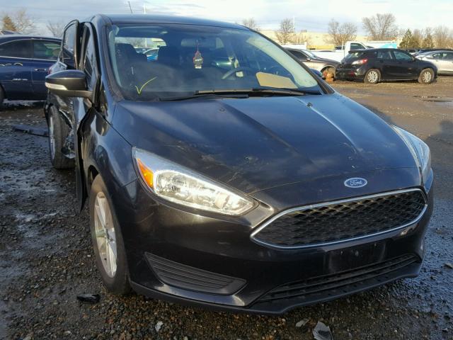 1FADP3K28FL351328 - 2015 FORD FOCUS SE BLACK photo 1